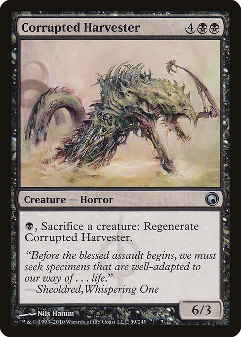 Corrupted Harvester highlighted card art