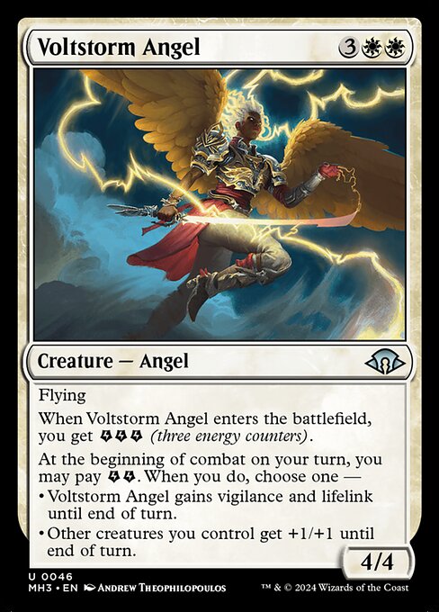 Voltstorm Angel highlighted card art