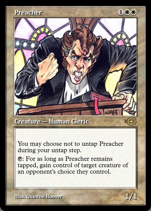 Preacher highlighted card art