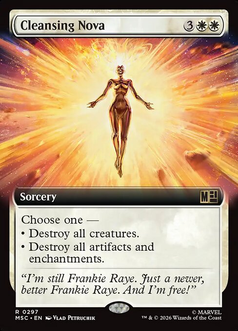 Cleansing Nova from Marvel Super Heroes Commander