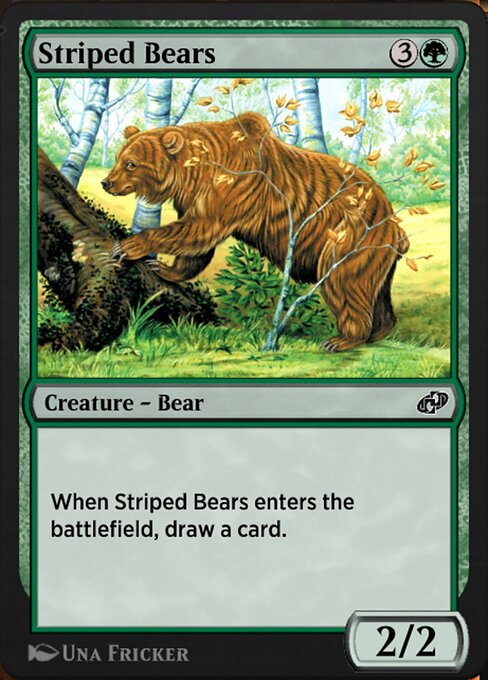 Striped Bears highlighted card art