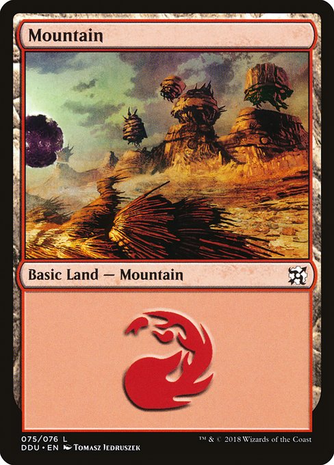 Mountain from Duel Decks: Elves vs. Inventors
