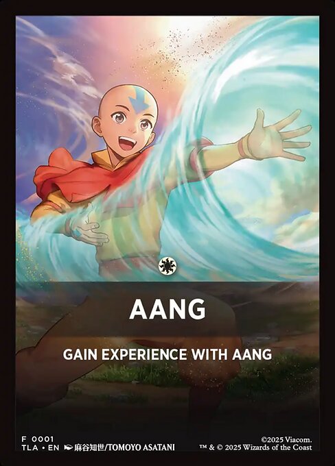 Aang from Avatar: The Last Airbender Jumpstart Front Cards