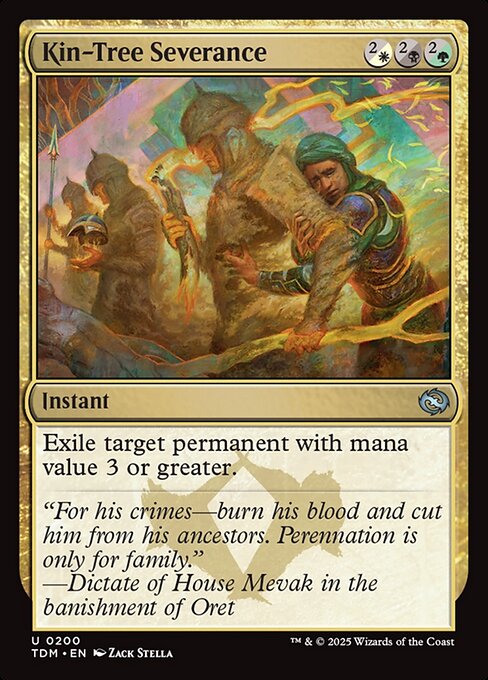 Kin-Tree Severance highlighted card art