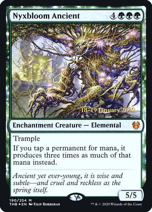 Nyxbloom Ancient from Theros Beyond Death Promos