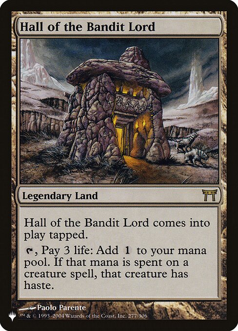 Hall of the Bandit Lord from The List
