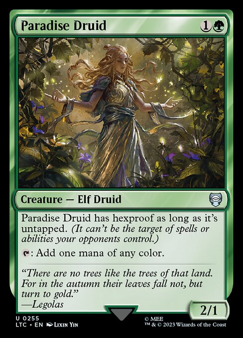 Paradise Druid from Tales of Middle-earth Commander