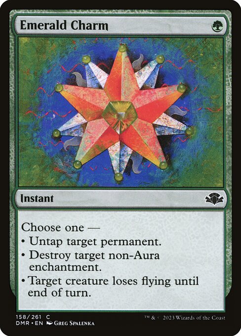 Emerald Charm highlighted card art