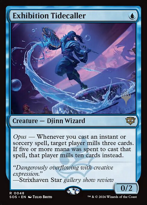Exhibition Tidecaller from Secrets of Strixhaven Promos