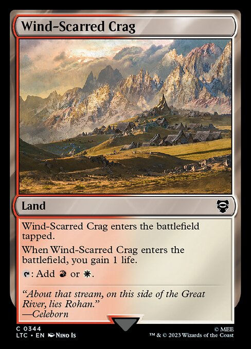 Wind-Scarred Crag from Tales of Middle-earth Commander