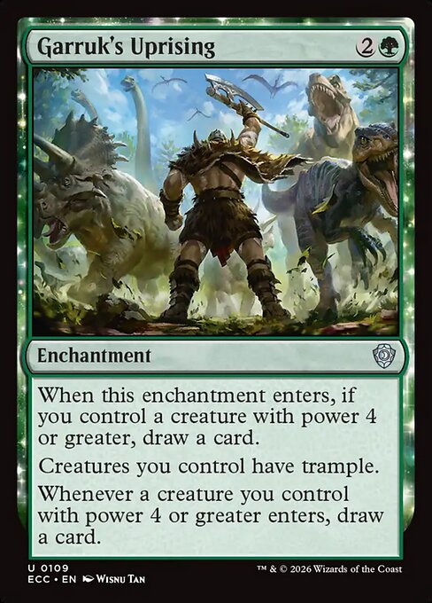 Garruk's Uprising from Lorwyn Eclipsed Commander