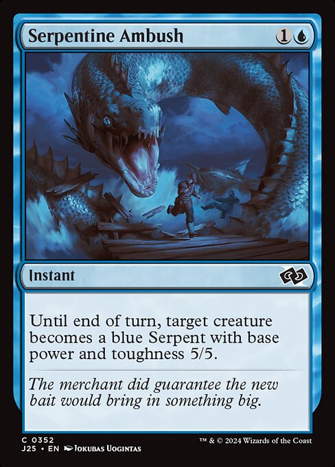 Serpentine Ambush highlighted card art