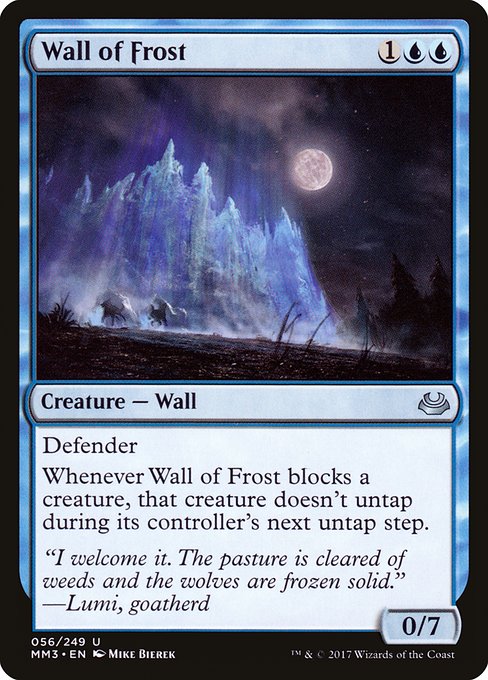 Wall of Frost from Modern Masters 2017