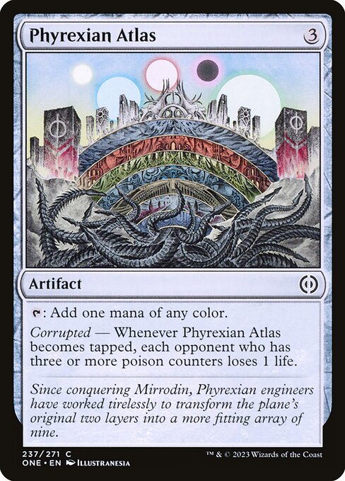 Phyrexian Atlas highlighted card art