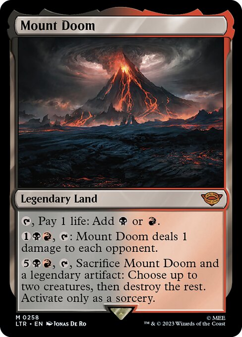 Mount Doom from The Lord of the Rings: Tales of Middle-earth