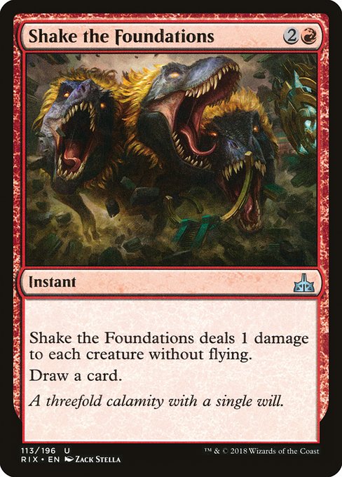 Shake the Foundations highlighted card art