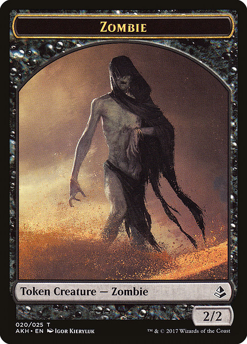 Zombie from Amonkhet Tokens