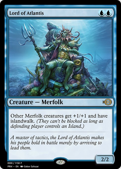 Lord of Atlantis from Magic Online Promos