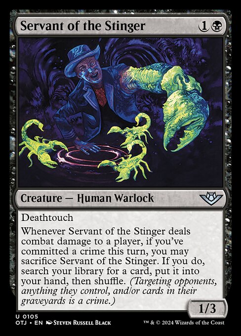 Servant of the Stinger highlighted card art