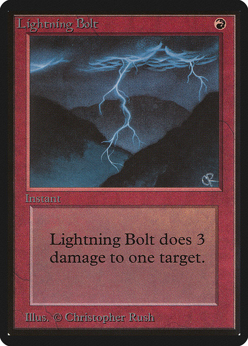 Lightning Bolt from Limited Edition Beta
