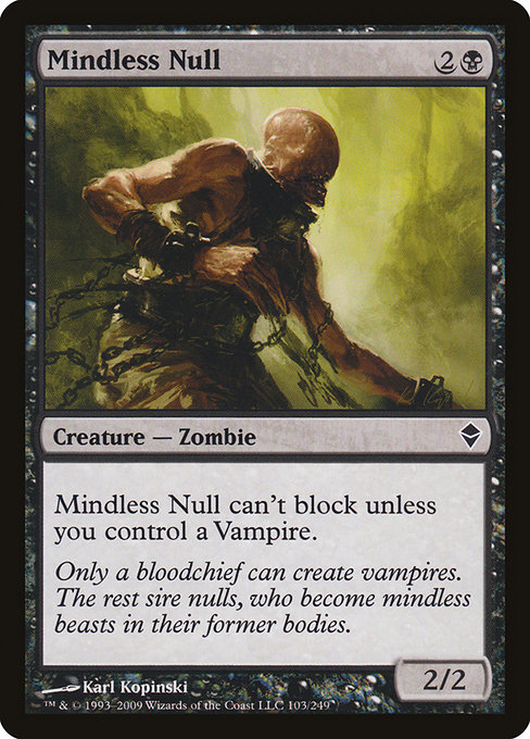 Mindless Null highlighted card art