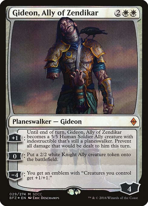 Gideon, Ally of Zendikar from San Diego Comic-Con 2016