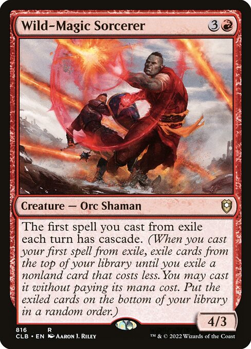 Wild-Magic Sorcerer from Commander Legends: Battle for Baldur's Gate