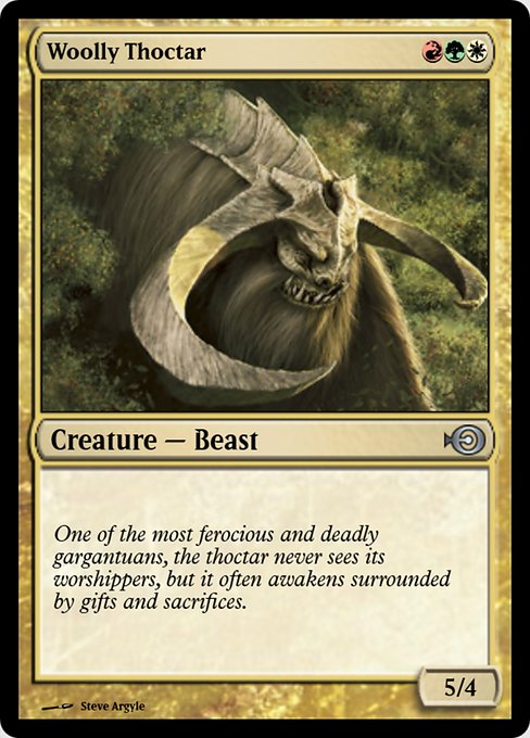 Woolly Thoctar from Magic Online Promos