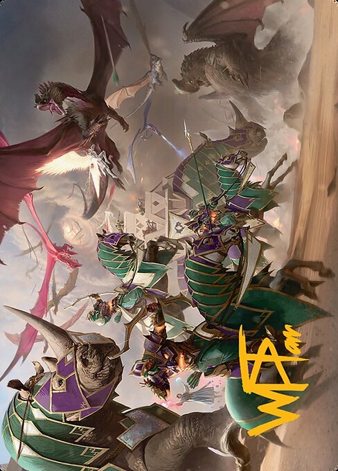 United Battlefront // United Battlefront from Tarkir: Dragonstorm Art Series