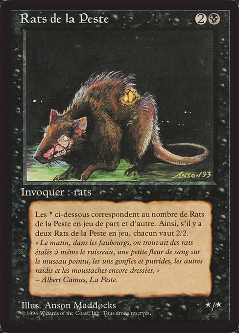 Plague Rats from Foreign Black Border