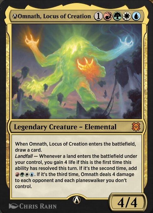 A-Omnath, Locus of Creation highlighted card art