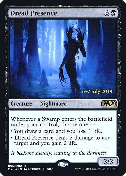 Dread Presence from Core Set 2020 Promos