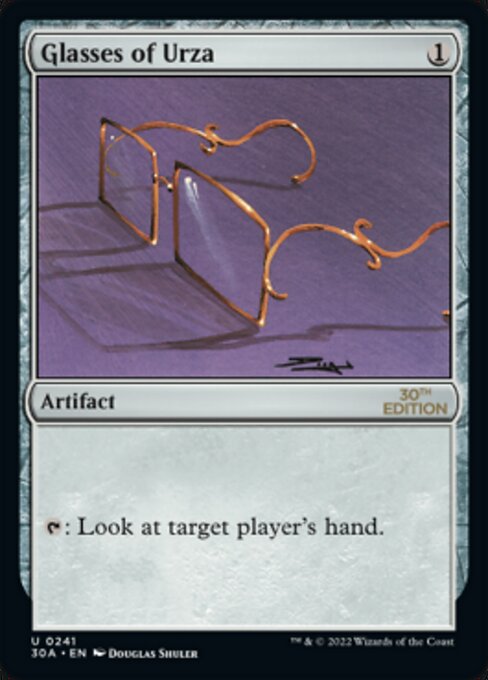 Glasses of Urza highlighted card art