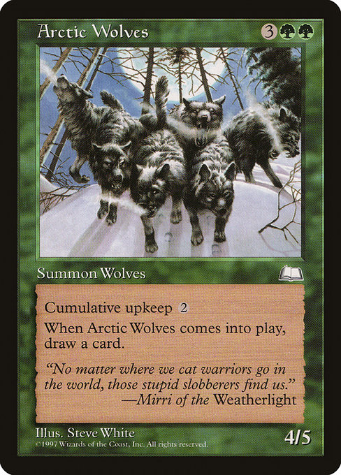 Arctic Wolves highlighted card art