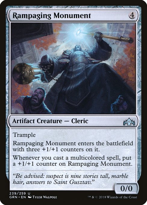 Rampaging Monument highlighted card art