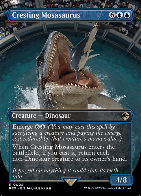 Cresting Mosasaurus from Jurassic World Collection