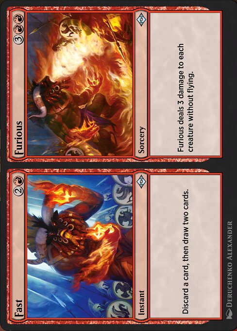 Fast // Furious highlighted card art