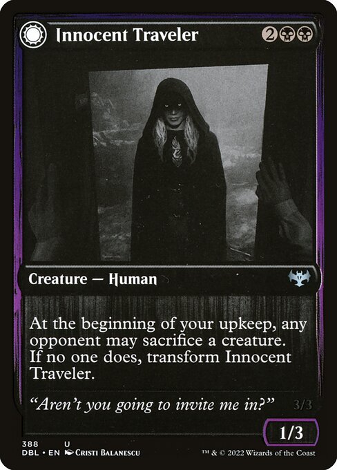 Innocent Traveler // Malicious Invader from Innistrad: Double Feature