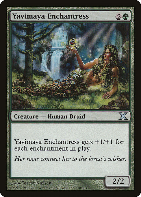 Yavimaya Enchantress from Tenth Edition