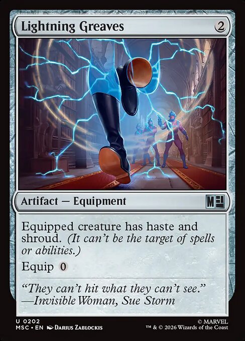 Lightning Greaves highlighted card art