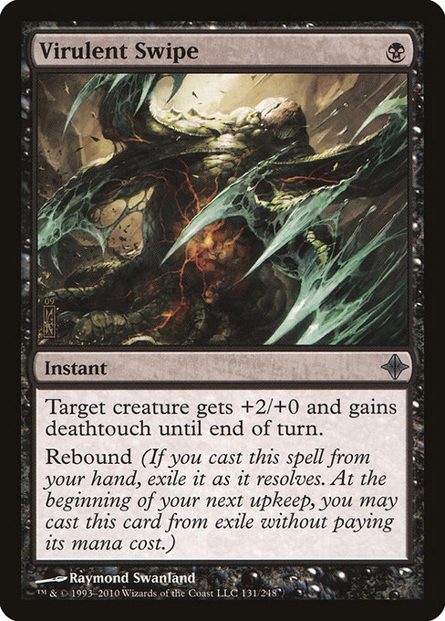 Virulent Swipe from Rise of the Eldrazi