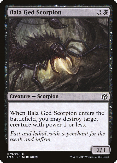 Bala Ged Scorpion from Iconic Masters
