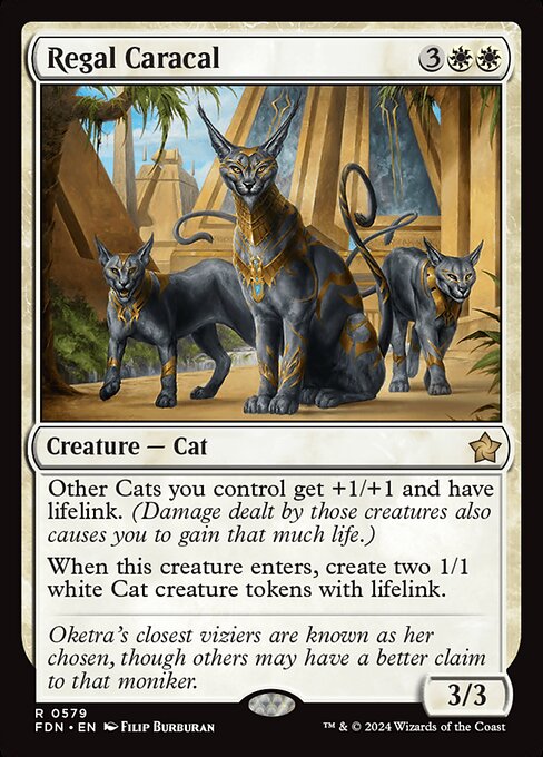 Regal Caracal highlighted card art