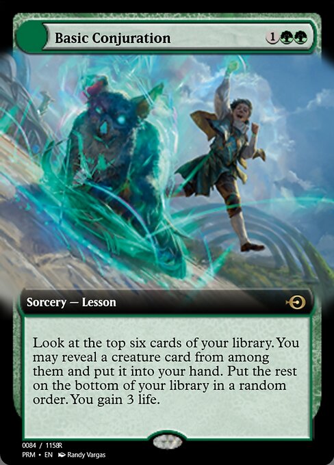 Basic Conjuration highlighted card art