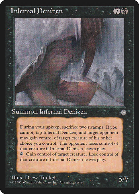 Infernal Denizen highlighted card art