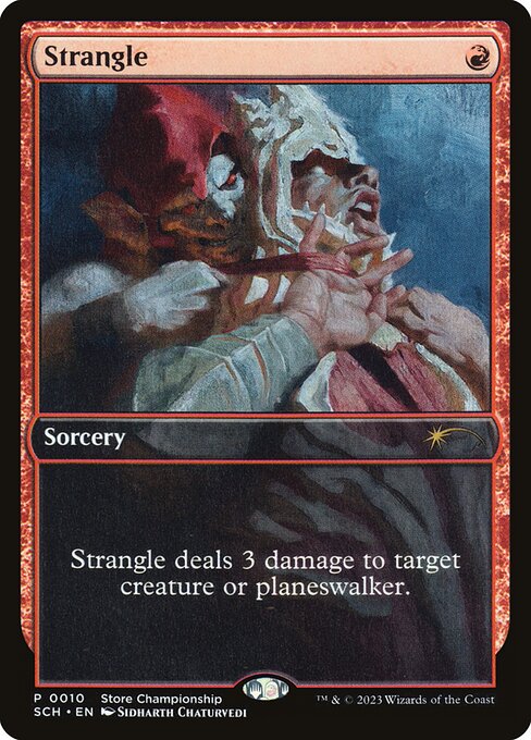 Strangle highlighted card art
