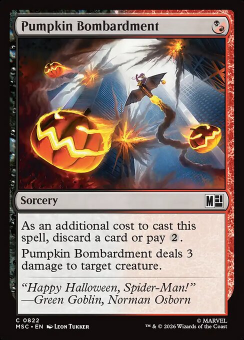 Pumpkin Bombardment highlighted card art