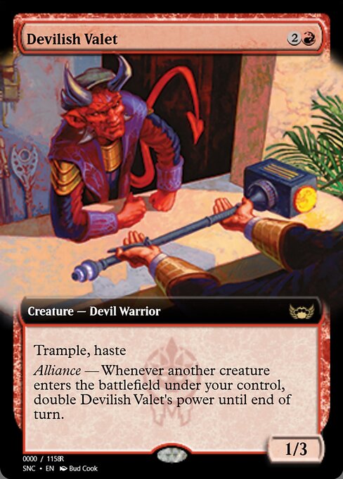 Devilish Valet highlighted card art