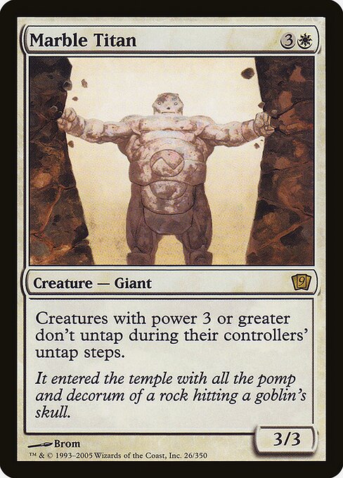 Marble Titan highlighted card art