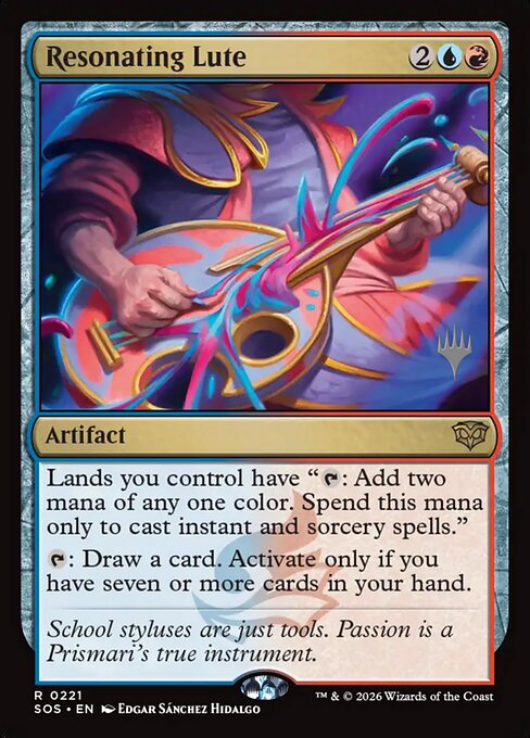 Resonating Lute from Secrets of Strixhaven Promos